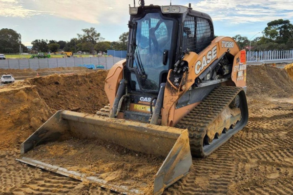 Loader & posi track hire