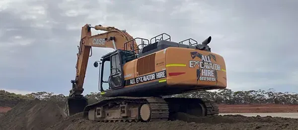 Excavator hire