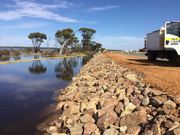 Rock revetments