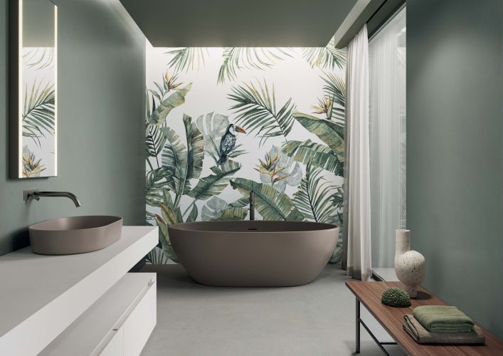 arredo bagno verde