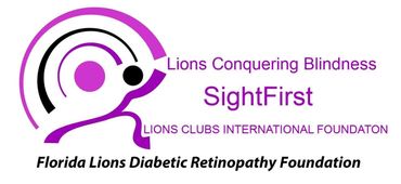 The logo for the florida lions diabetic retinopathy foundation