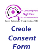 A picture of a creole consent form.