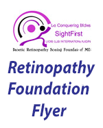 It is a flyer for the retinopathy foundation.