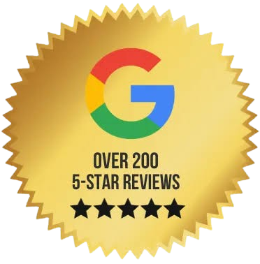 200+ Google reviews logo 200+ Google reviews logo