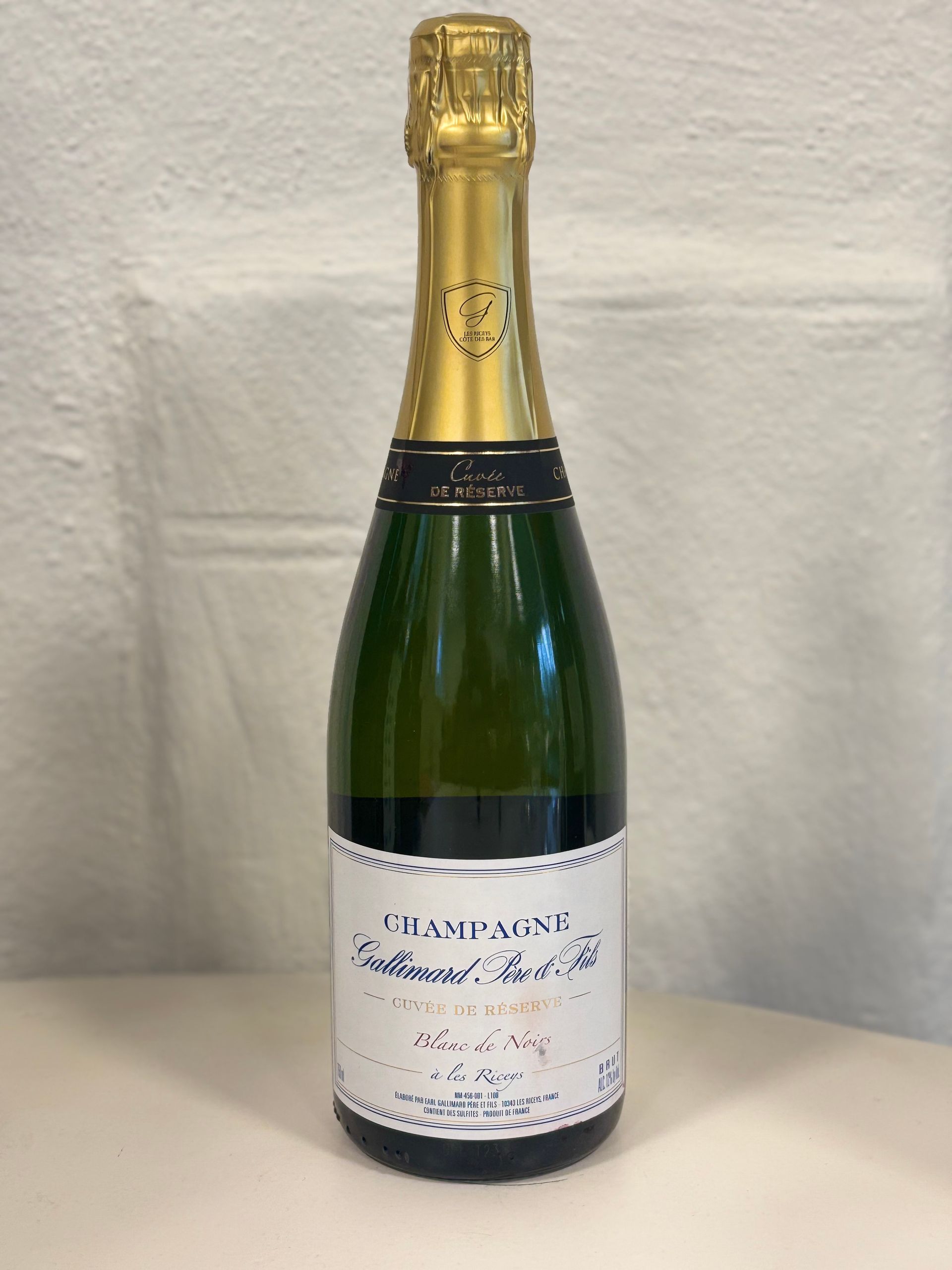 Gallimard Champagne Cuvée Réserve Brut Blanc de Noirs