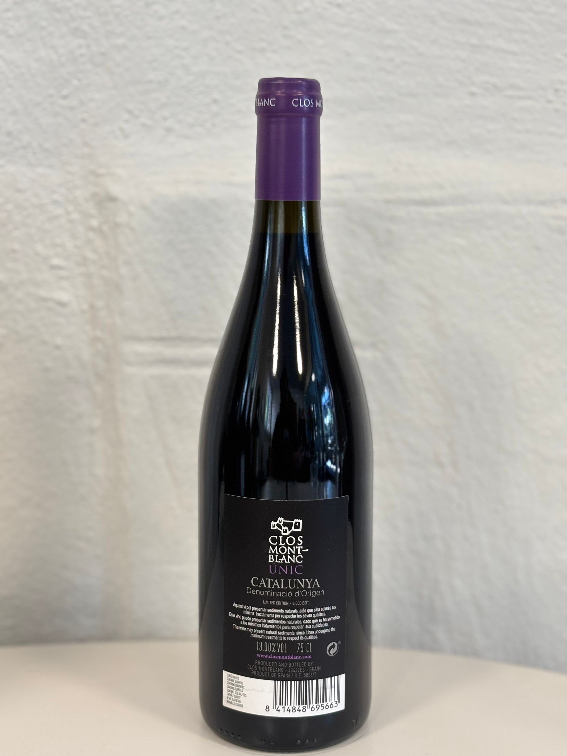 Clos Montblanc Únic Pinot Noir - Catalunya, Spanje