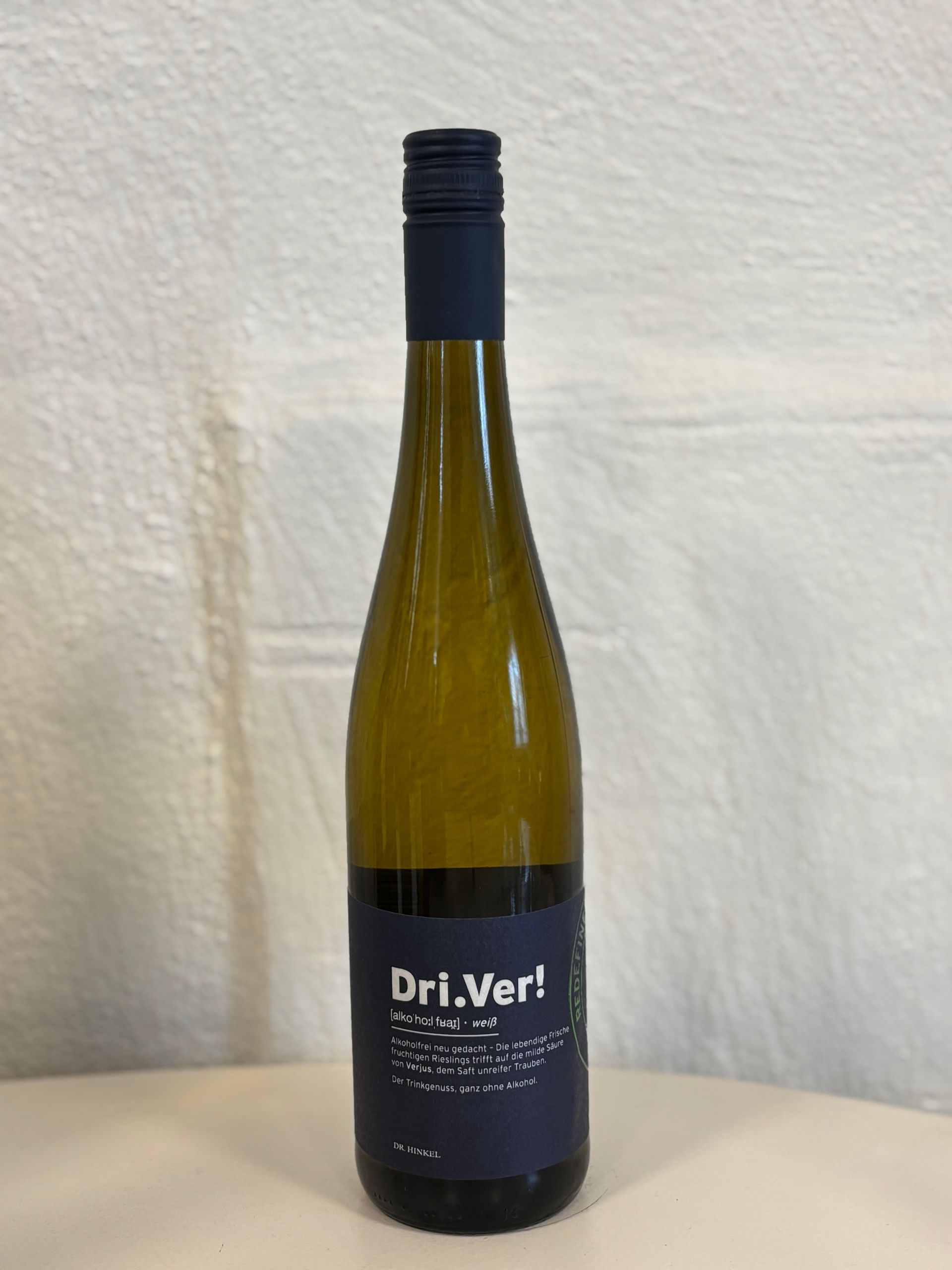 Dri.Ver! WeiS, Riesling met Verjus