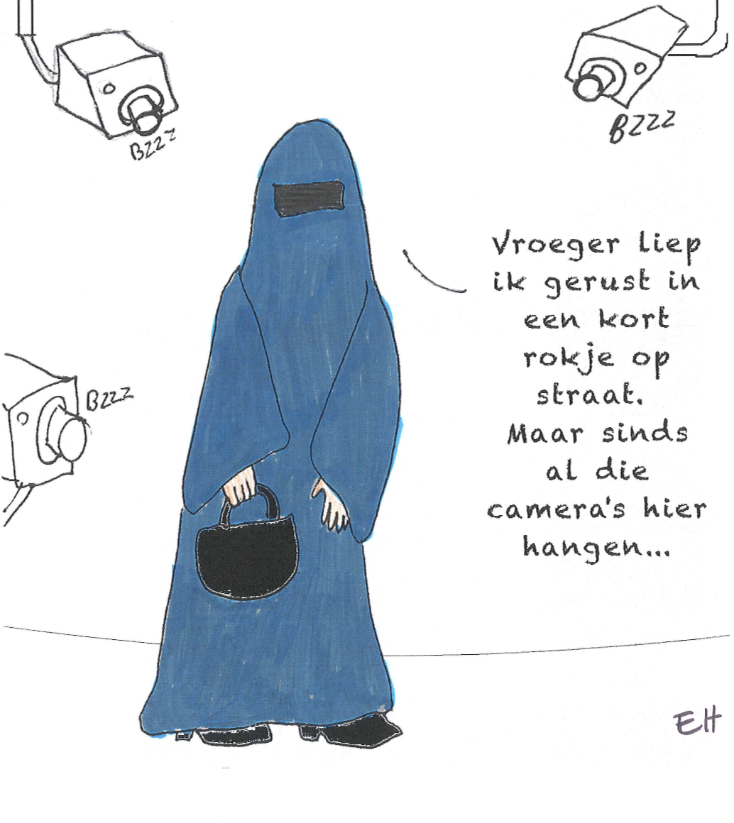 Cartoon in GroenLinks verkiezingsprogramma