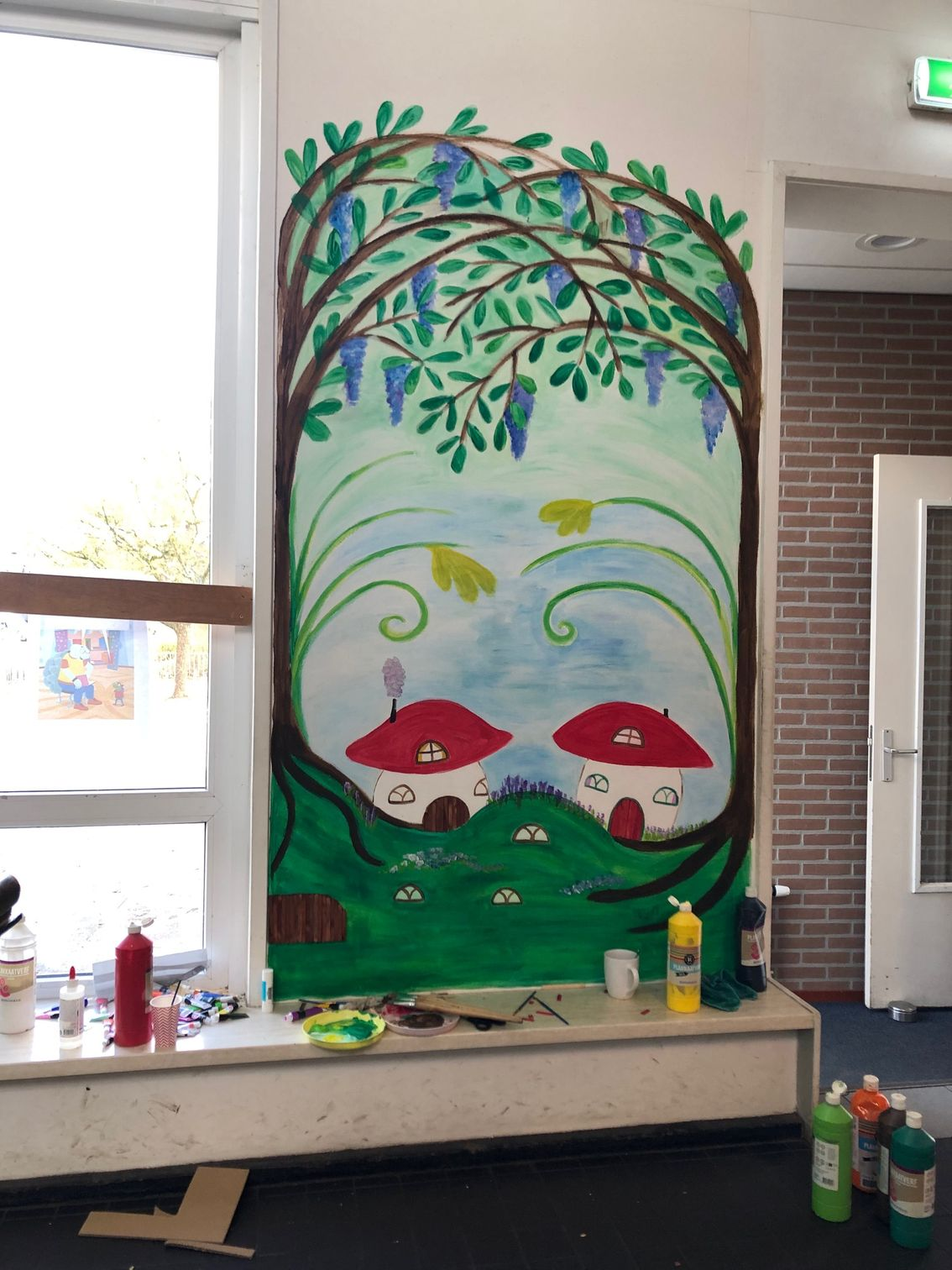 Kabouterdorpje voor de kleuters