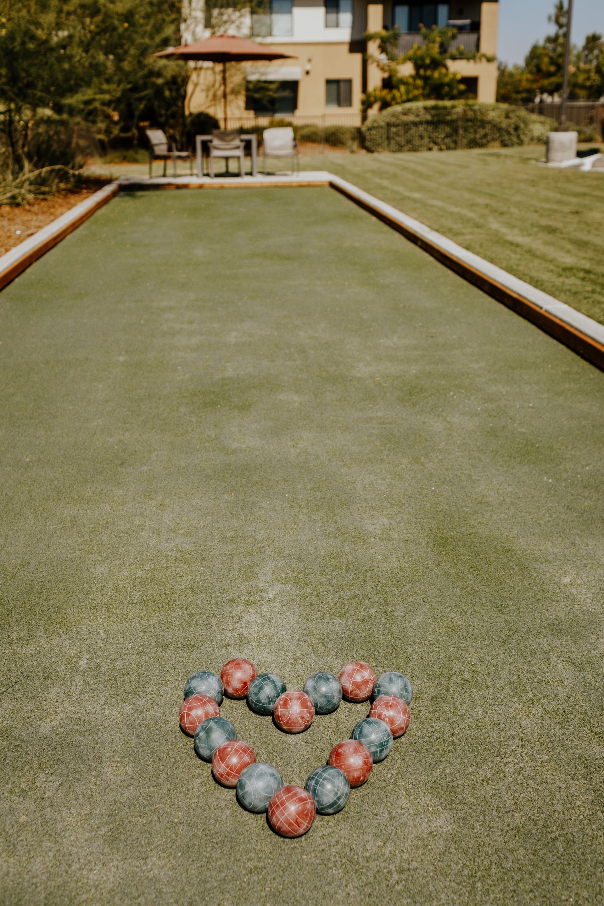 bocce ball court