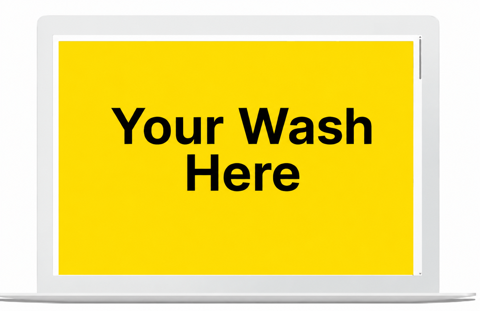 VISIT WEBSITE Clementine’s Car Wash website homepage with orange logo and a cartoon clementine holding a brush
