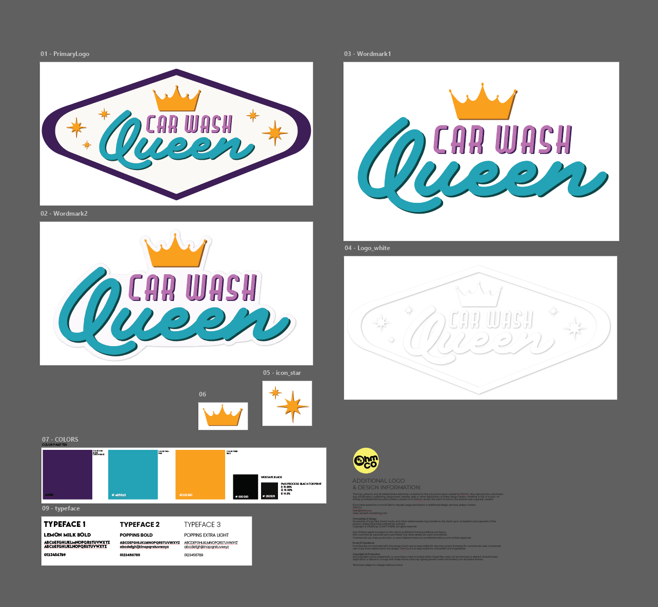 carwash queen mini logo package