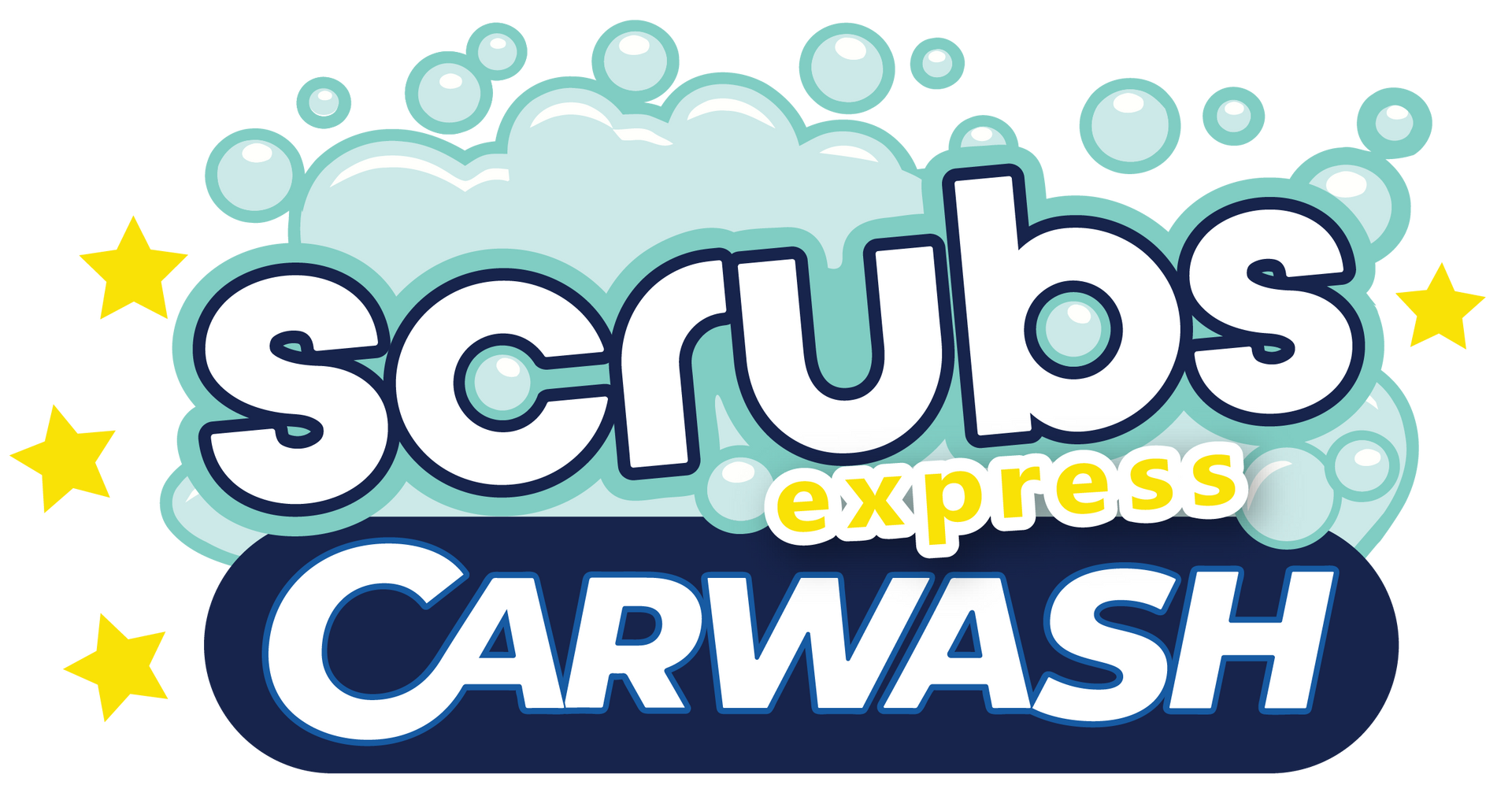 SCRUB's Express Carwash Logo