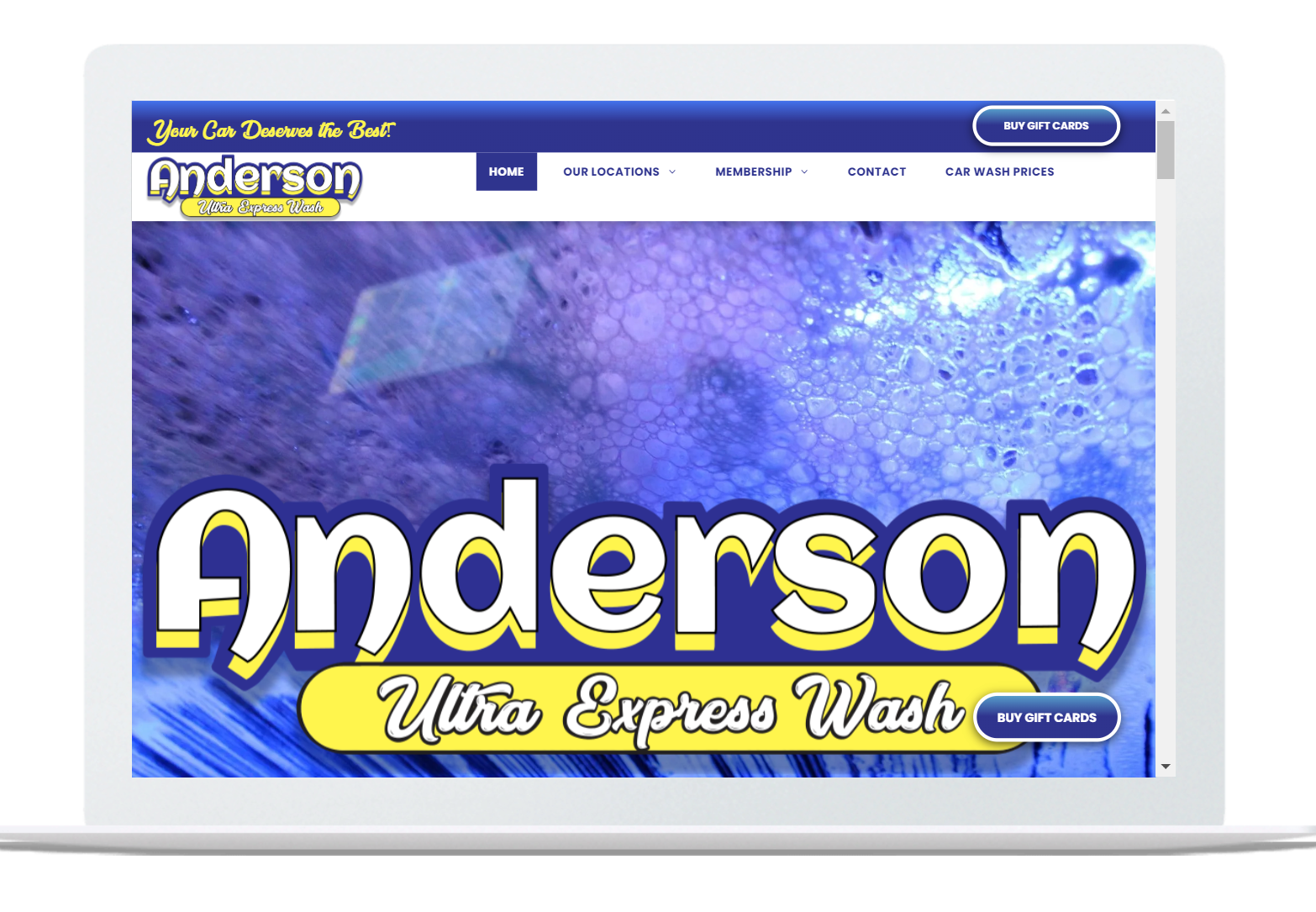 VISIT WEBSITE anderson carwash website carwash websites made by OhmCo, the best carwash websites in the wash and water treatment industry