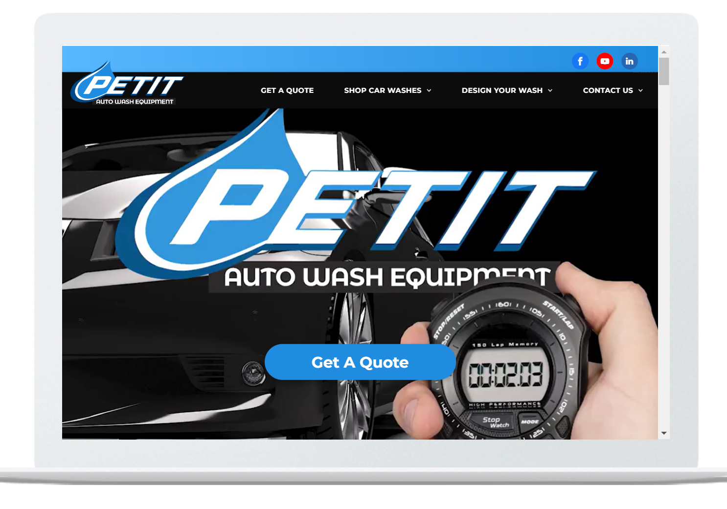 VISIT WEBSITE Anderson Carwash in Pennslyvania. Website made by OhmCo, the best carwash websites in the wash and water treatment industry
