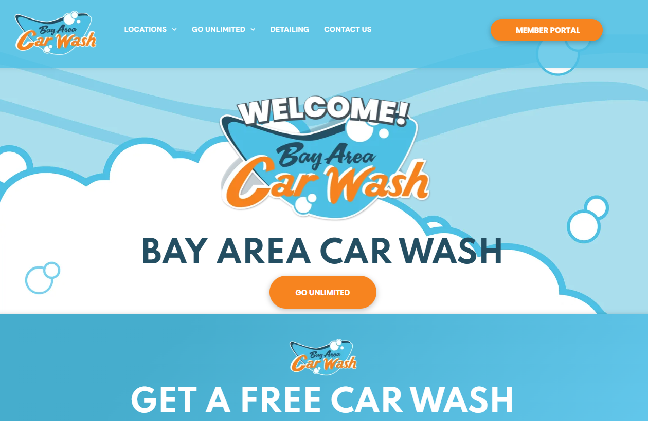 VISIT WEBSITE Four location express and full service CARwash in California carwash websites made by OhmCo, the best carwash websites in the wash and water treatment industry