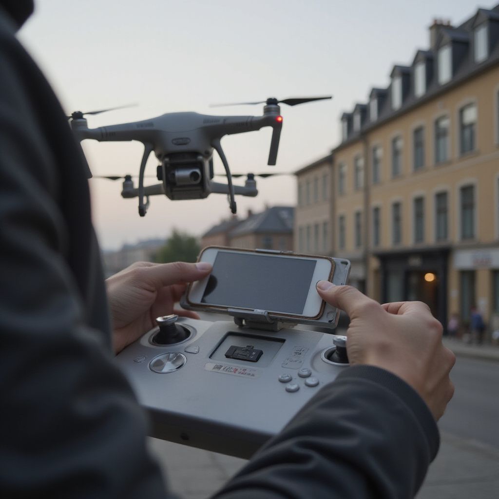 Foto van een drone