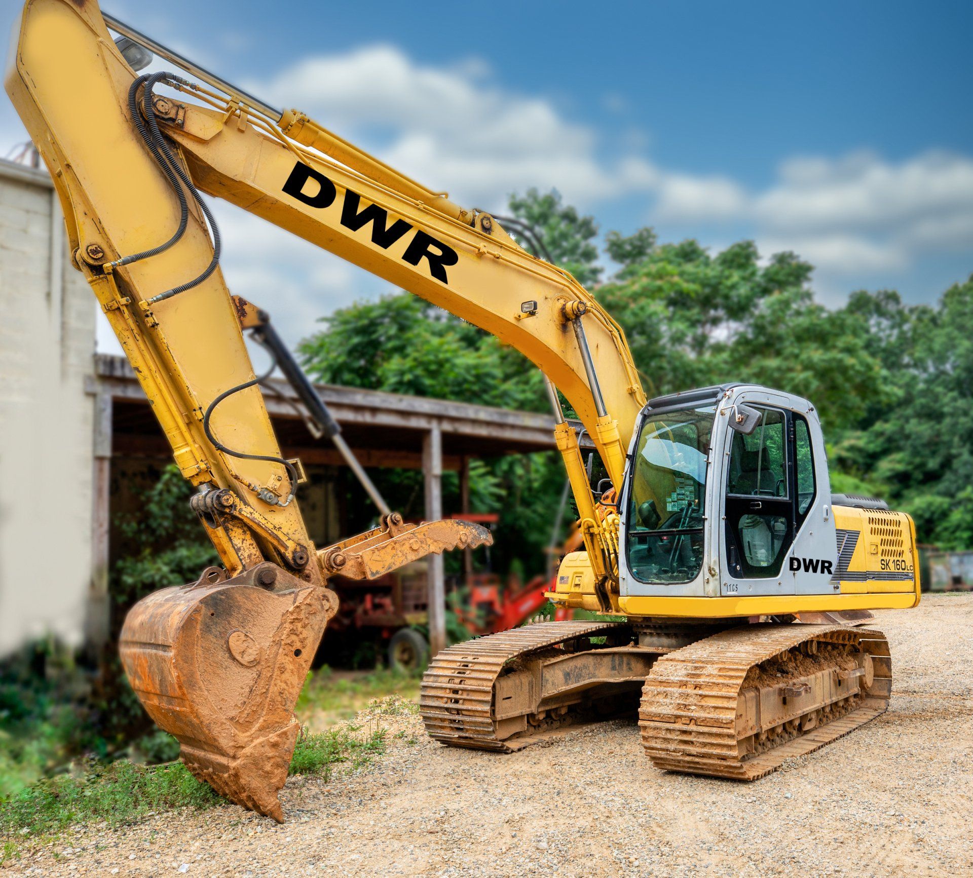 DWR Sk160 Excavator — DWR Del Monte Waste Removal