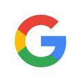 Google logo, a stylized