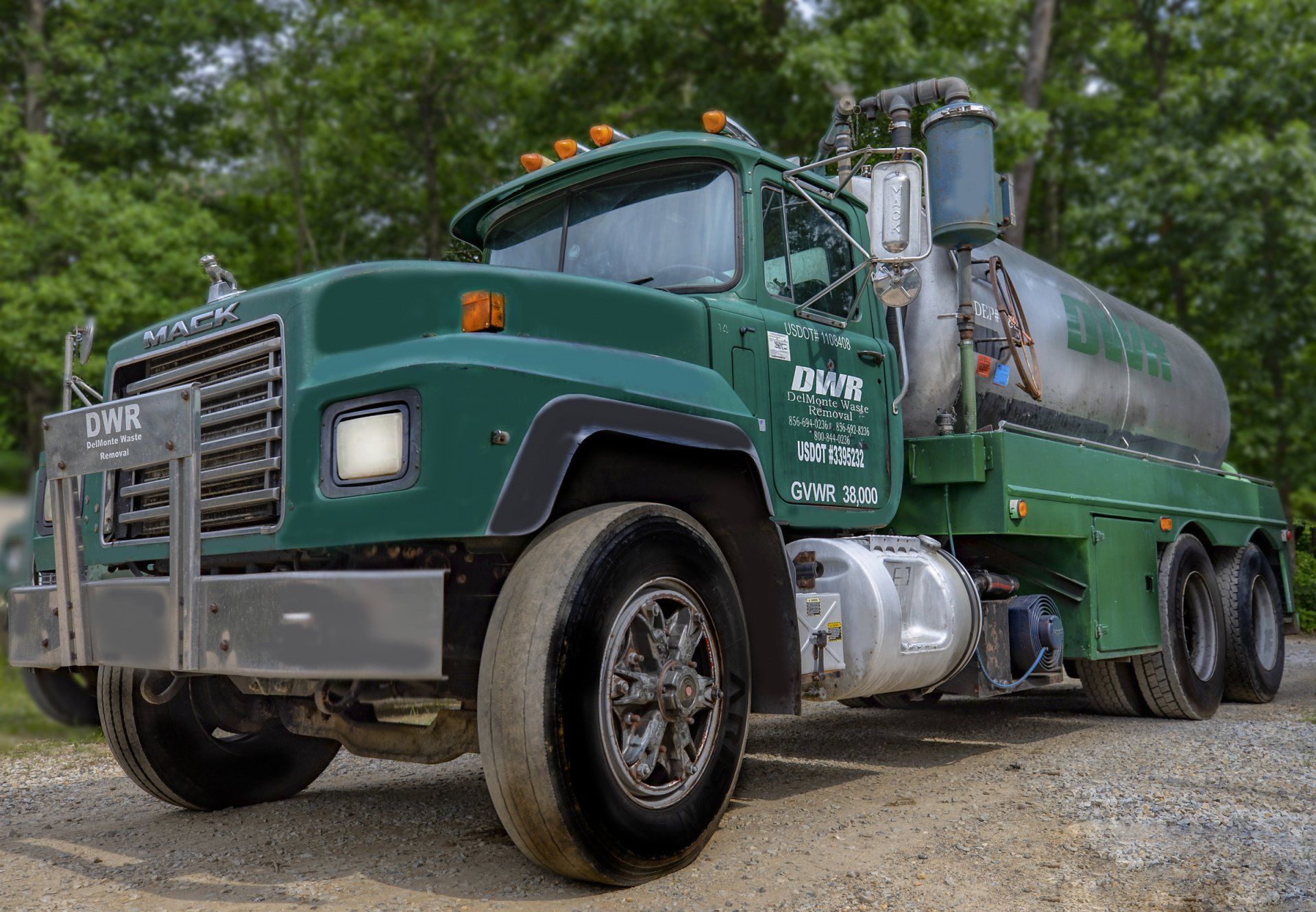 DWR Waste Removal Service Truck — DWR Del Monte Waste Removal