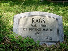MCHS Aspin Hill Memorial Park WWI Dog Memorial