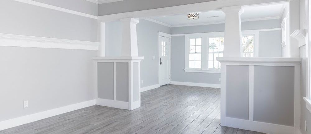 painted interior of house