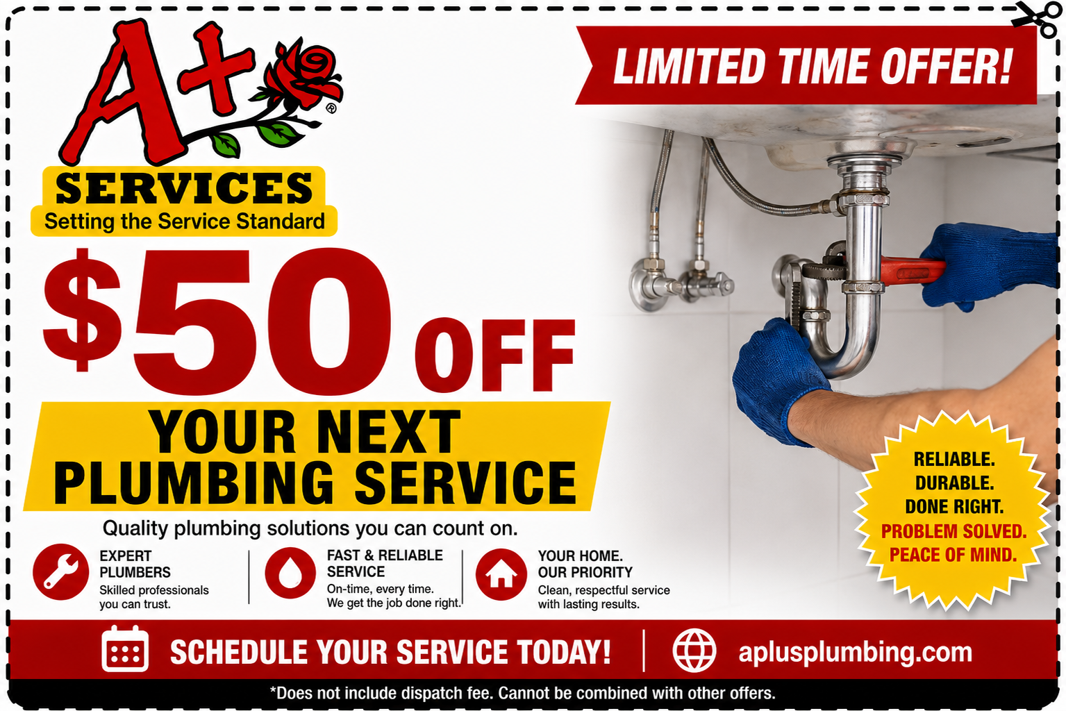 plumbing coupon lacey, wa