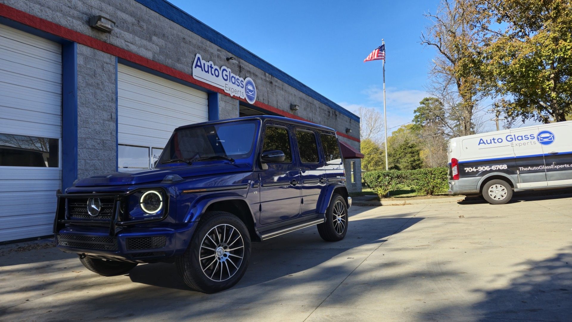 Windshield rock chip repair near Charlotte, NC