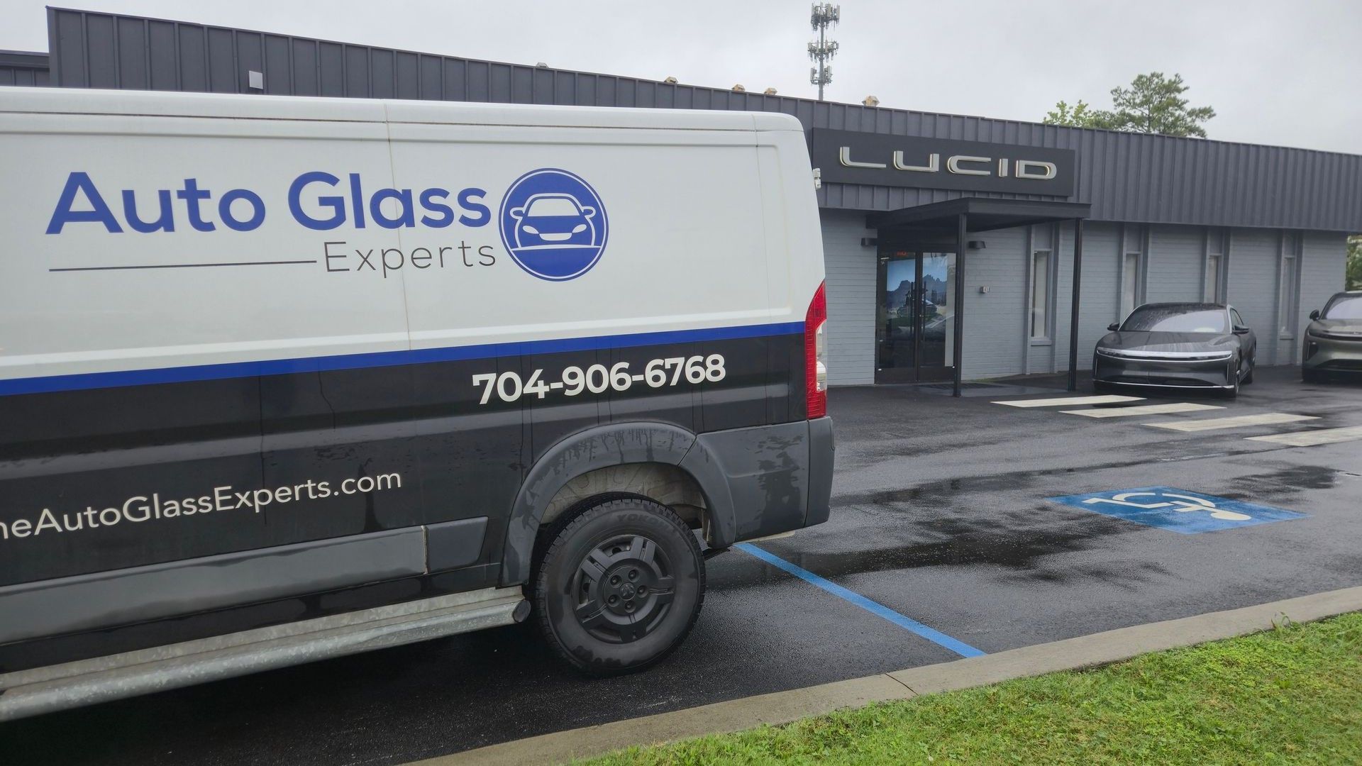 Lucid auto glass repair in Charlotte, NC Lucid auto glass repair in Charlotte, NC