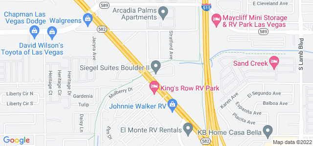 Map of business location