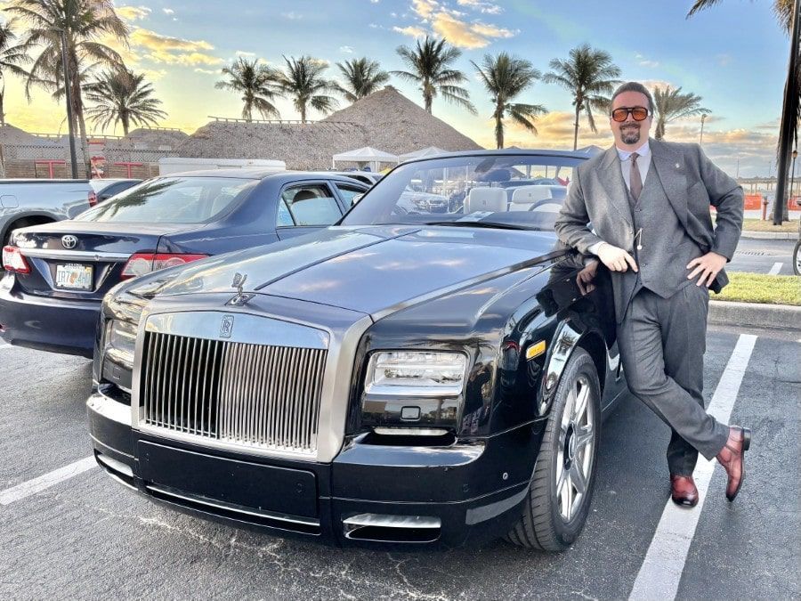 Hasan with Vehicle