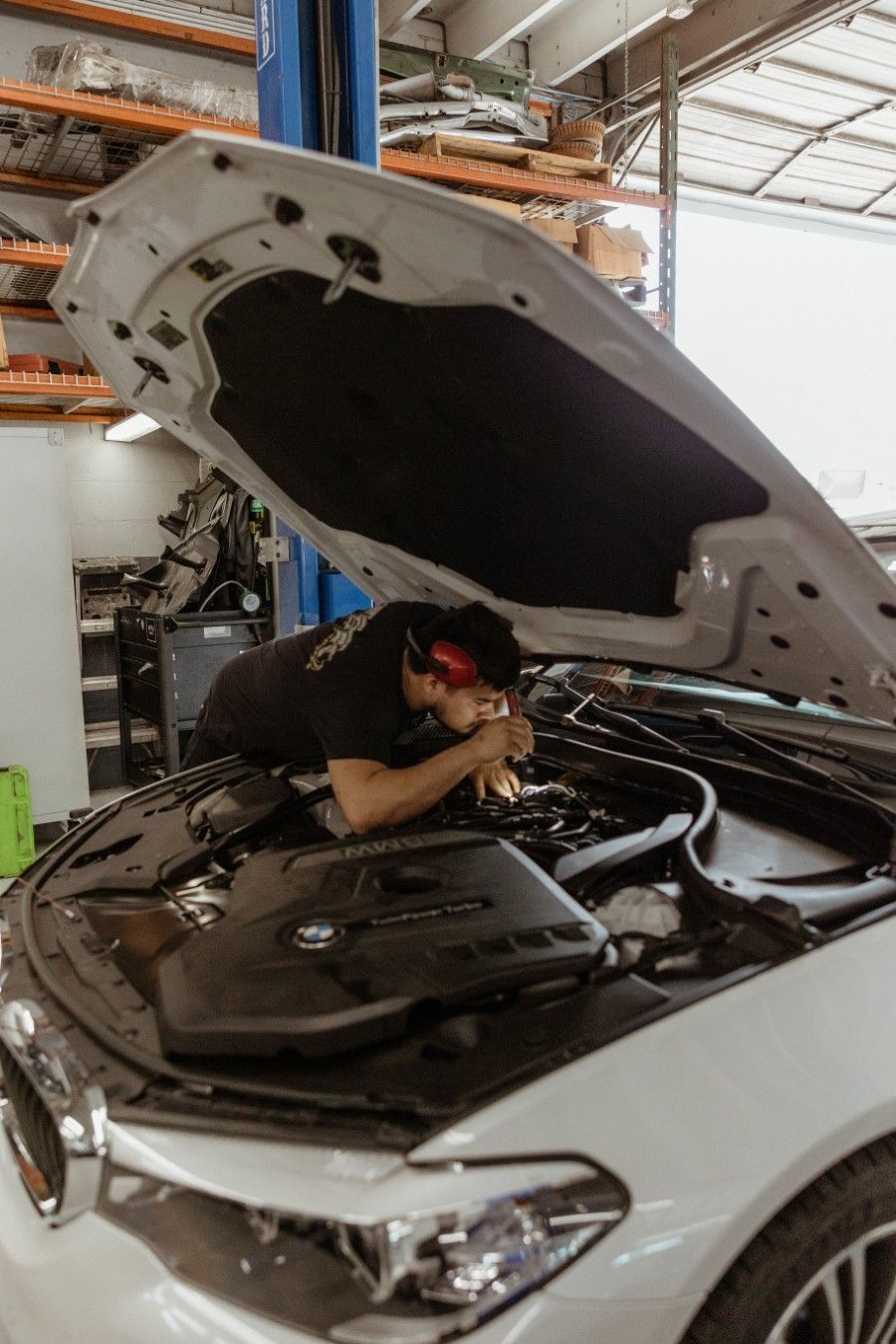 Technician Working