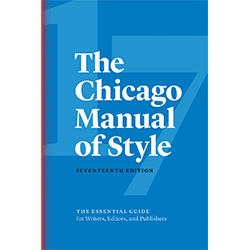 the chicago manual of style