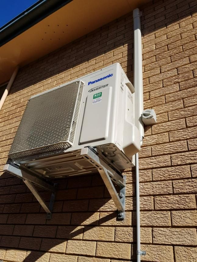 A Panasonic Air Conditioner Is Mounted — Gleeson's Air Conditioning in Port Macquarie, NSW