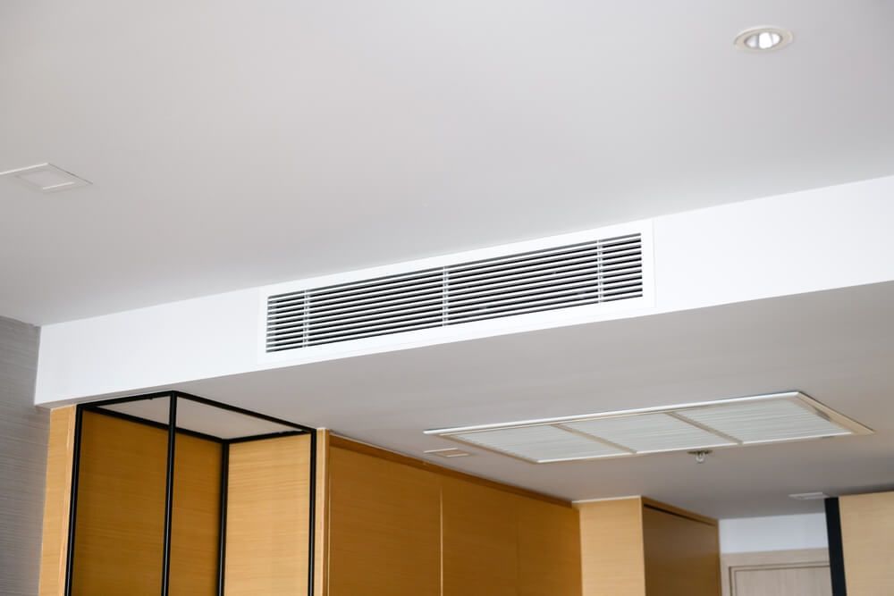 A room with ducted air conditioning — Gleeson's Air Conditioning in Lake Cathie, NSW