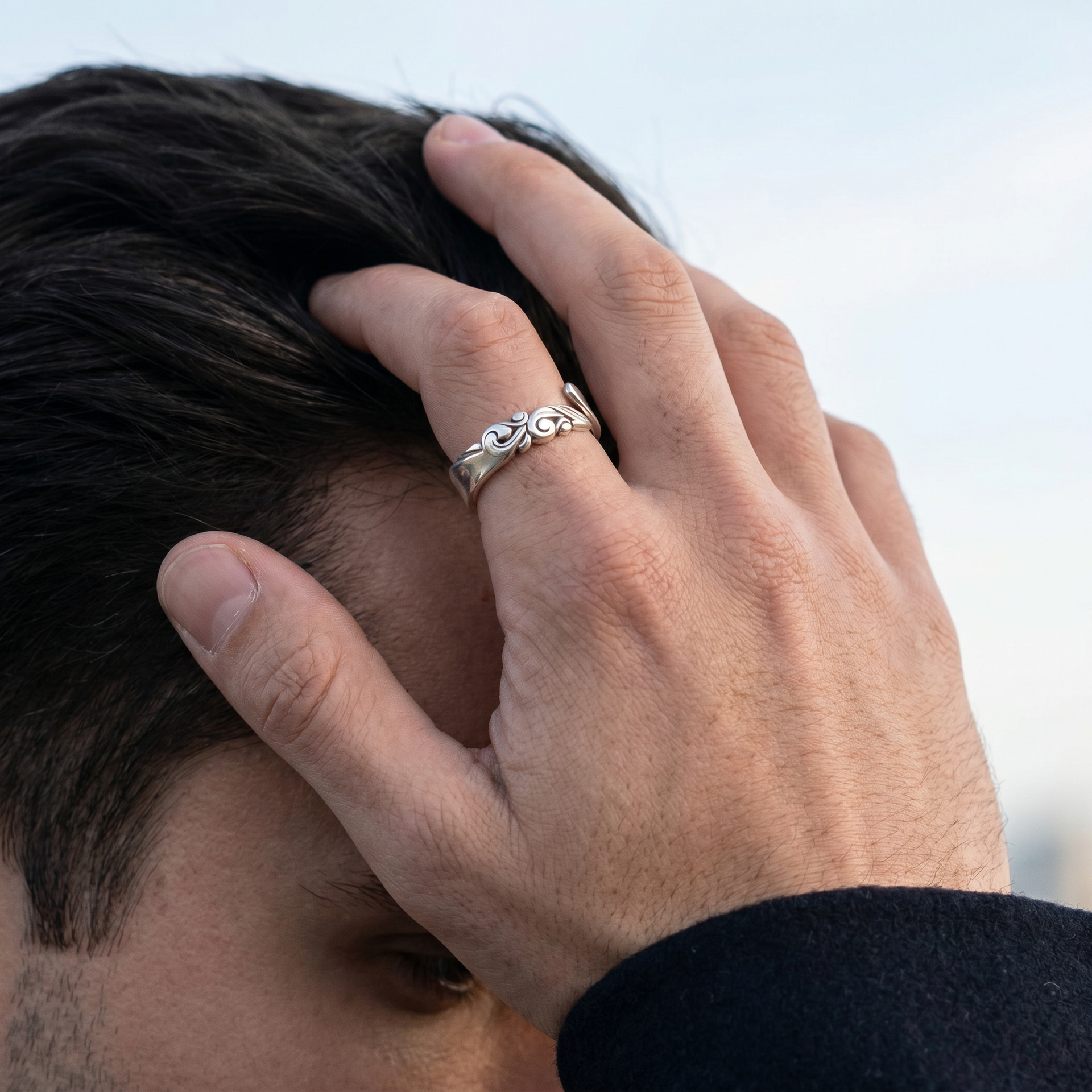 Model with a silver ring 2.0