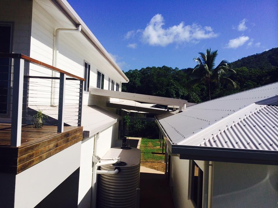 A White House With a White Roof and a Balcony — NGK Constructions In Freshwater, QLD