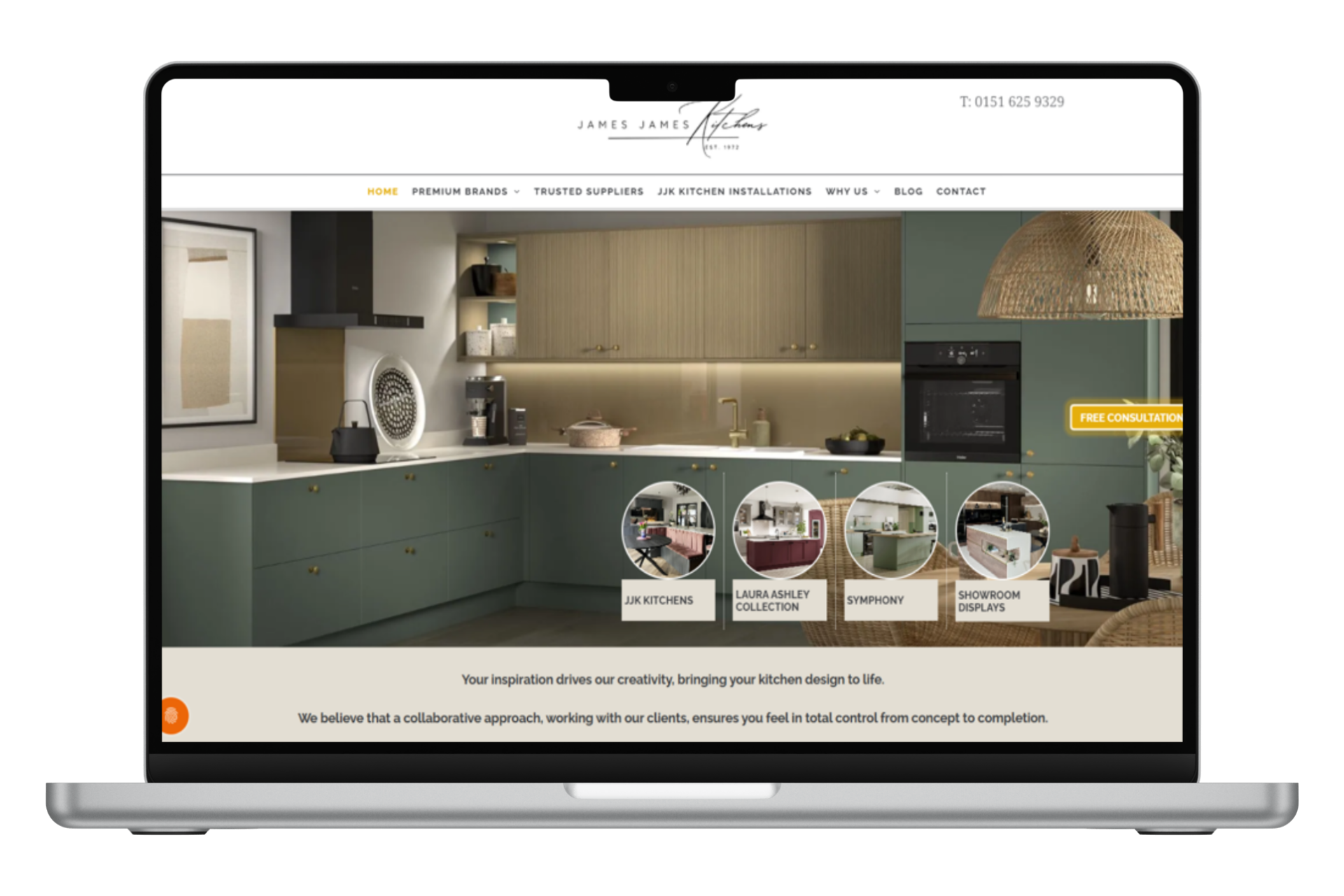 a laptop and a cell phone are displaying a dental website .