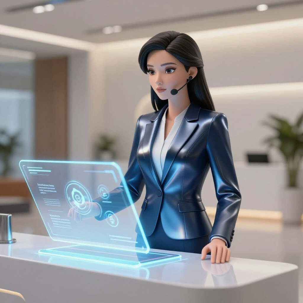 AI voice agent answering HVAC customer calls and scheduling service