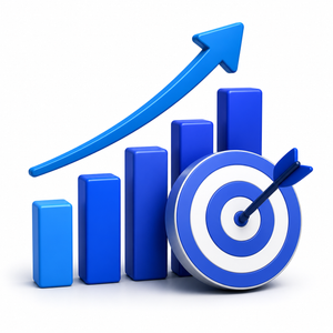AI sales automation dashboard showing lead growth, conversion tracking, and revenue optimization