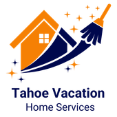 A logo for tahoe vacation home services