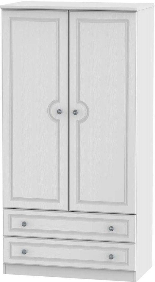 Pembroke White 2 Door 2 Drawer Tall Wardrobe Pembroke White 2 Door 2 Drawer Tall Wardrobe at L Fidler & Sons Stranraer