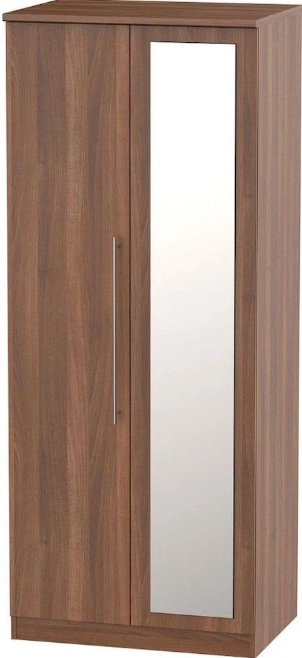Sherwood Noche Walnut 2 Door Mirror Wardrobe Sherwood Noche Walnut 2 Door Mirror Wardrobeat L Fidler & Sons bedroom furniture Stranraer Dumfries and Galloway