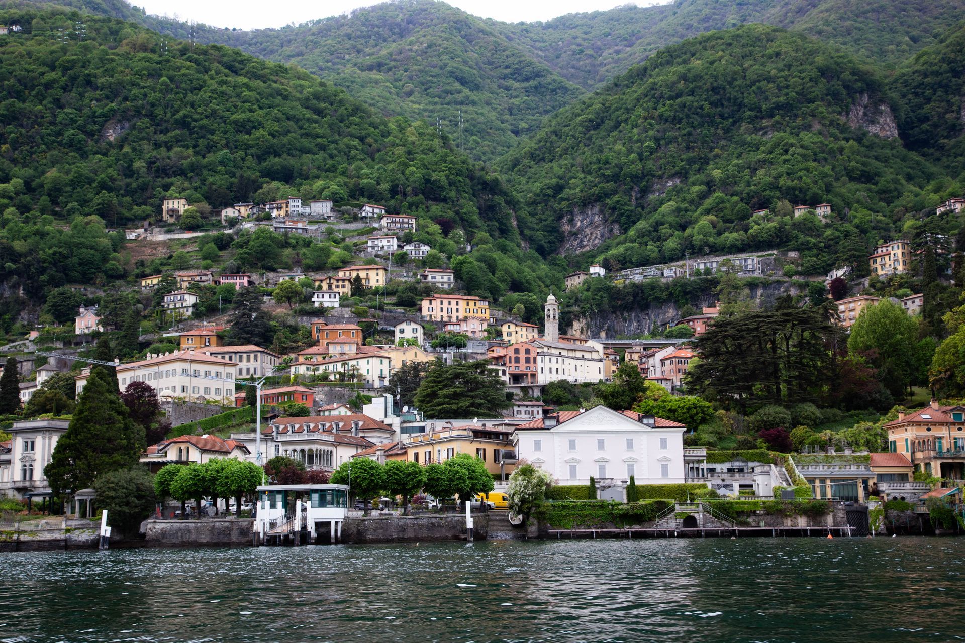 Villa on Lake Como.