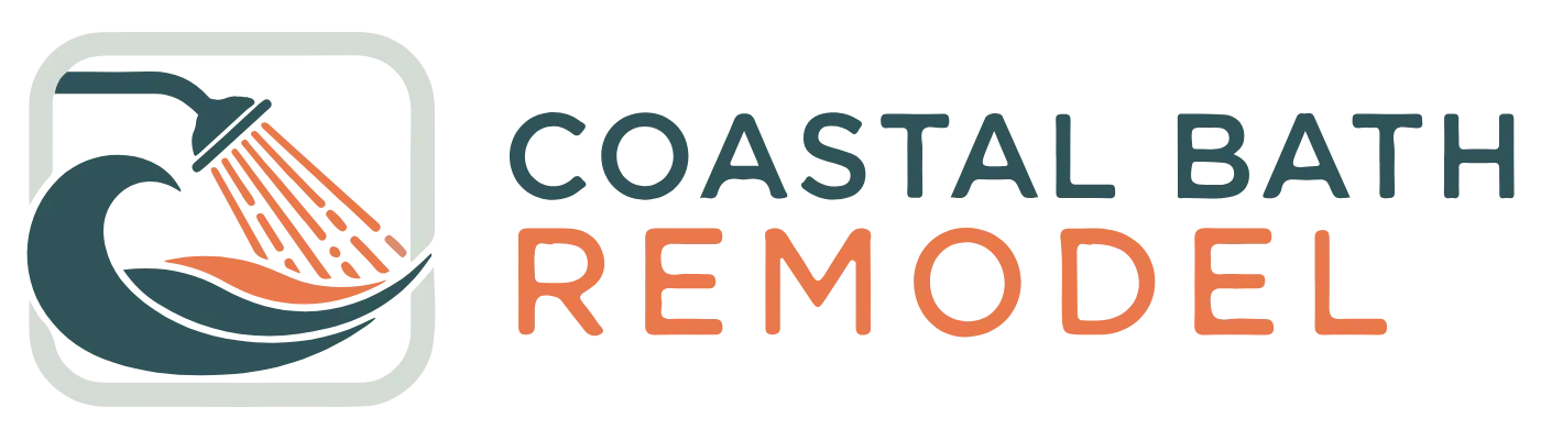 A logo for Coastal Bath Remodel