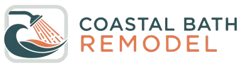 A logo for Coastal Bath Remodel