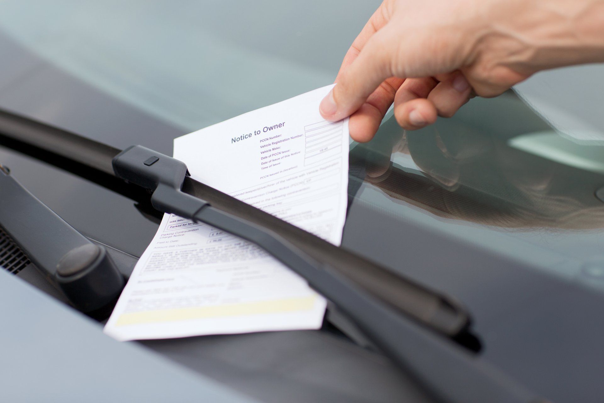 Illegal parking ticket
