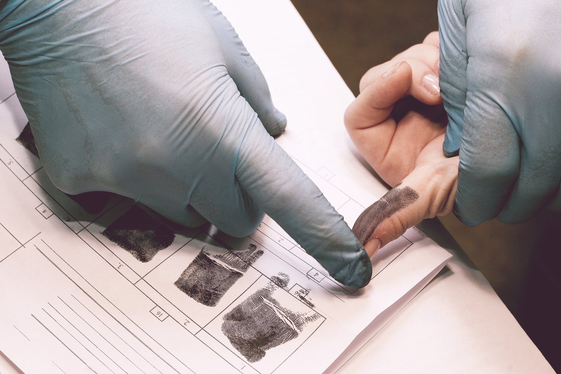 Fingerprint stamping