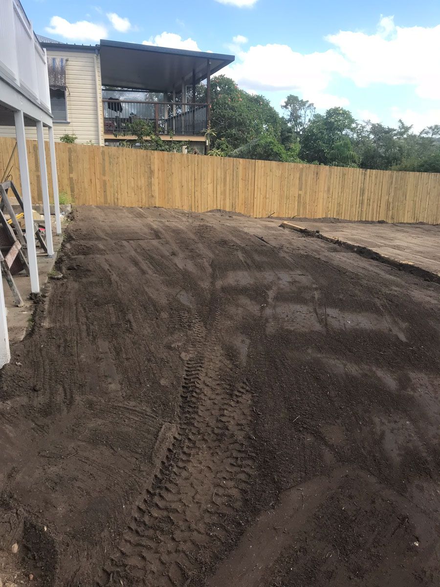 Back yard levelling
