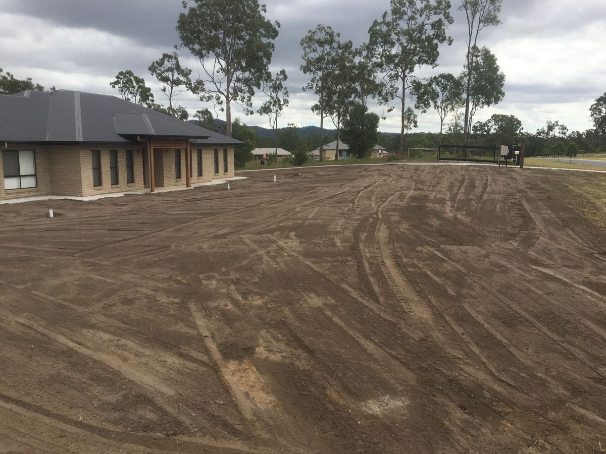 Back yard levelling